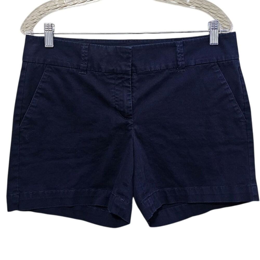Talbots The Daily Short Shorts Women's Size 8P Navy Casual Summer Everyday Wear
